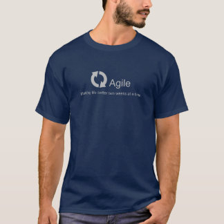敏捷-生命をよりよくさせます Tシャツ