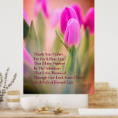 救いに感謝する預言者 ポスター (キッチン)