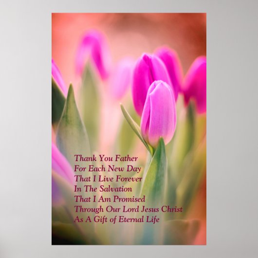 救いに感謝する預言者 ポスター (正面)