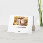 救いのグリーティングカード カード (裏面)