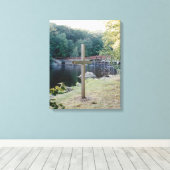 救いの十字架 キャンバスプリント (インサイチュ (ウッドフロア))