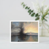 救いの岩, 1837 (キャンバス上の油) ポストカード (スタンド正面)