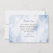 救いの泉からの水オーソドックスなバプテスマ サンキューカード (正面)