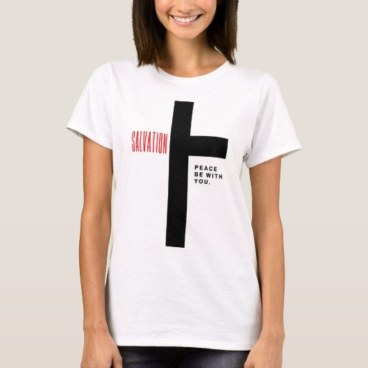 救いの白 Tシャツ (正面)