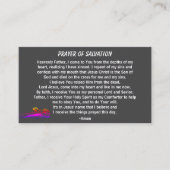 救いの祈りの言葉教会や省を背面に加える 名刺 (正面)