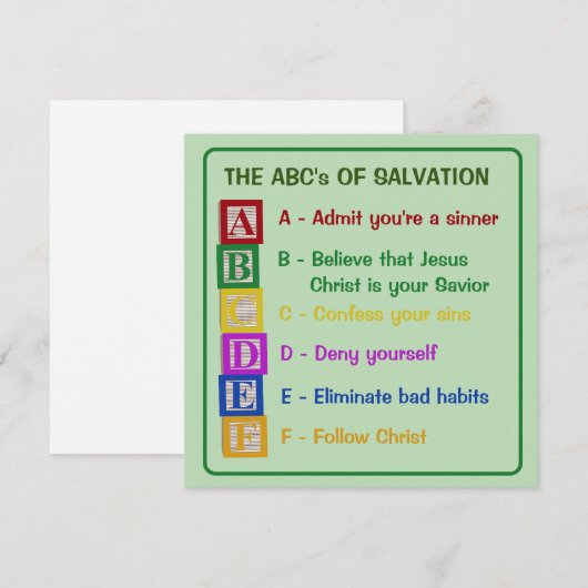 救いのABC シーズンカード (正面/裏面)