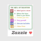 救いのABC シール (シート)