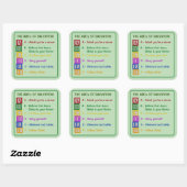 救いのABC スクエアシール (シート)