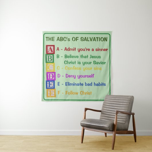 救いのABC タペストリー (インサイチュ)