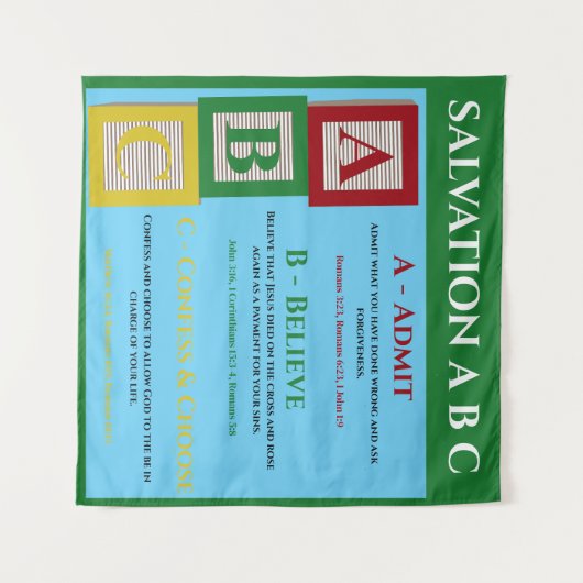 救いのabc タペストリー (正面(横))