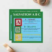 救いのabc ノートカード (正面/裏面インサイチュ)