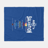 救いのABC フリースブランケット (正面(横))