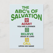 救いのABC ポストカード (正面)