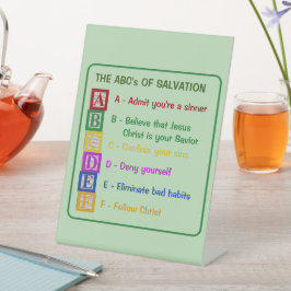 救いのABC 台座サイン