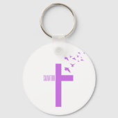 救いは鳩と交わる キーホルダー (裏面)