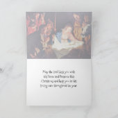 救い主が生まれ来ているカスタム出生 シーズンカード (内部)