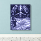 救い主が生まれ! キャンバスプリント (インサイチュ (ウッドフロア))