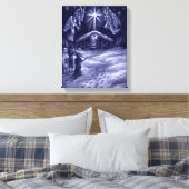 救い主が生まれ! キャンバスプリント (インサイチュ (寝室))