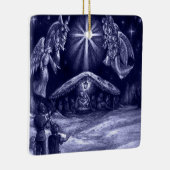 救い主が生まれ! セラミックオーナメント (右)