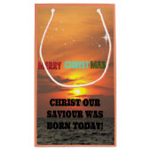 救い主のキリストは生まれ今日 スモールペーパーバッグ (裏面)