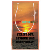 救い主のキリストは生まれ今日 スモールペーパーバッグ (正面)