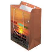 救い主のキリストは生まれ今日 ミディアムペーパーバッグ (裏面アングル)