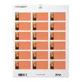 救い主のキリストは生まれ今日 ラベル (フルシート)