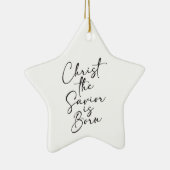 救い主のキリストは生まれ夜の宗教C セラミックオーナメント (右)