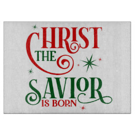 救い主のキリスト生まれは カッティングボード