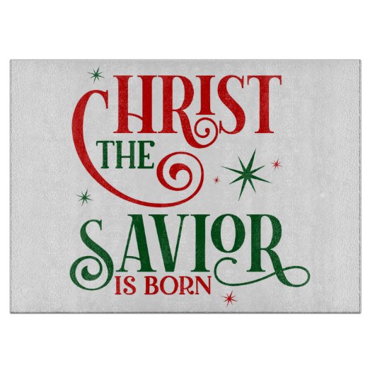 救い主のキリスト生まれは カッティングボード (正面)