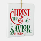 救い主のキリスト生まれは セラミックオーナメント (右)