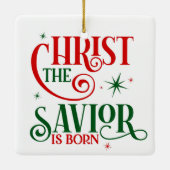 救い主のキリスト生まれは セラミックオーナメント (裏面)