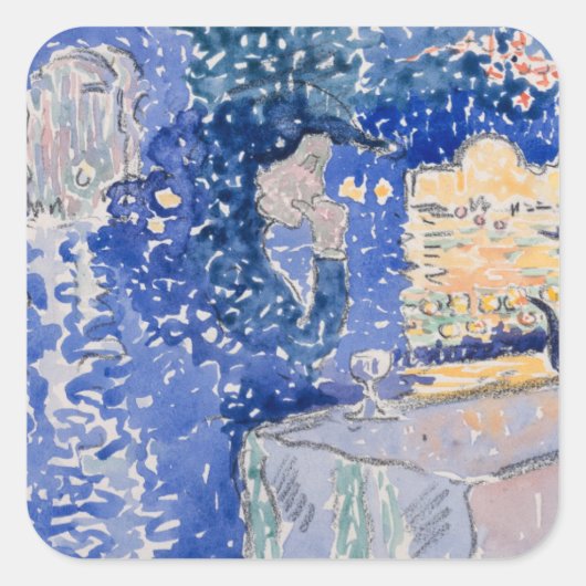 救い主のフェスティバルのベニス夜 スクエアシール (正面)