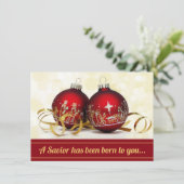 救い主はクリスマス生まれの飾り出生だった シーズンカード (スタンド正面)