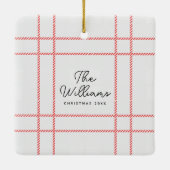 救い主はルカ生まれ2:11セラミックスクエアオーナメント セラミックオーナメント (裏面)