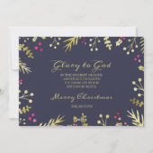 救い主は宗教的な生まれクリスマスの写真を撮った シーズンカード (裏面)