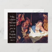 救い主は、ルカ生まれ2クリスマス出生 シーズンポストカード (正面/裏面)