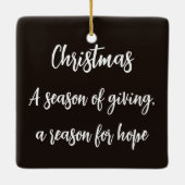 救い主イエス セラミックオーナメント (裏面)