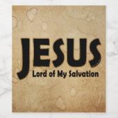 救い主イエス ワインラベル (シングルラベル)