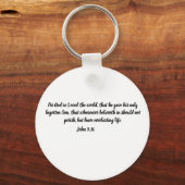 救い主エレミヤ33:3牧師の信仰キリスト キーホルダー (裏面)
