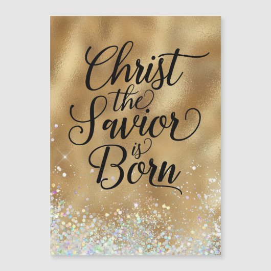 救い主キリストはクリスチャン生まれス・クリスマス (正面)