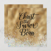 救い主キリストはクリスチャン生まれス・クリスマス (正面/裏面)