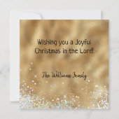 救い主キリストはクリスチャン生まれス・クリスマス (裏面)