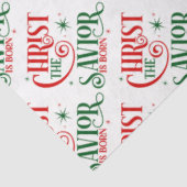 救い主キリストは生まれタイポグラフィ 薄葉紙 (詳細)