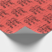 救い主キリストは生まれ赤木フェイクである ラッピングペーパー (角)