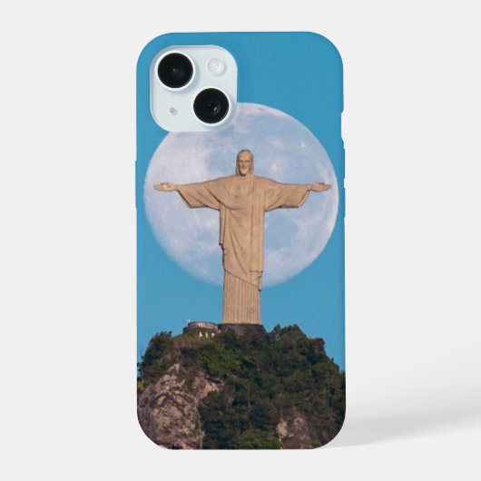 救い主キリスト iPhone 15ケース (裏面)