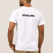 救い神の無料ギフトRomans Bible Verse White Tシャツ (裏面)
