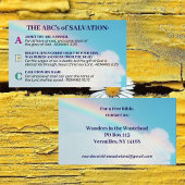 救い福音KJV聖書クリスチャンのアウトリーチ 名刺