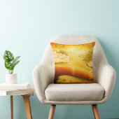 "救い" – 中東、オリエントサンセット絵画の クッション (椅子)