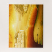 "救い" – 中東、オリエントサンセット絵画の ジグソーパズル (縦)